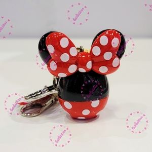 DISNEY MINNIE MOUSE POPCORN BUCKET KEYCHAIN